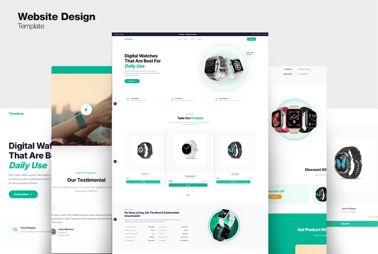 Timeshop — Digital Smartwatch